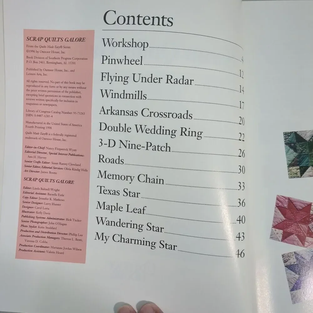 Scrap Quilts Galore by Leisure Arts (1996, Trade Paperback)